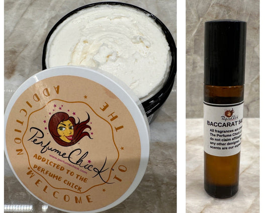 Hand Whipped Shea Butter and Roll On Oil Set